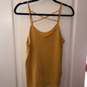 Gold/Yellow tank blouse size M